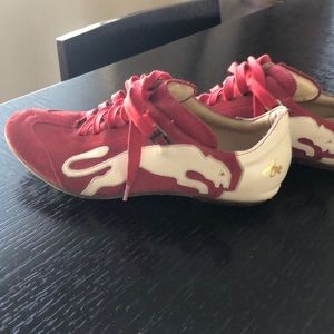 Vintage Puma bowling shoe